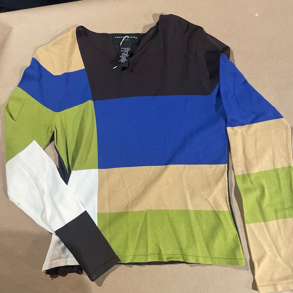 August Silk Women’s Small Long Sleeve Shirt